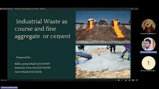 Industrial Waste as Coarse Aggregate and Fine Aggregate in Concreting