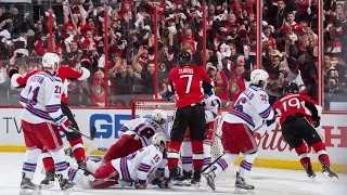 Game Five-Pesky Sens-Ottawa Senators vs New York Rangers 2017 Stanley Cup Playoffs