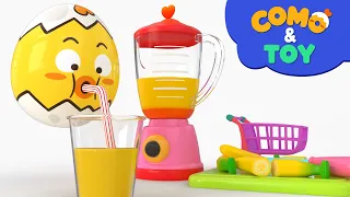 Como | Fruit Blender | Learn colors and words | Cartoon video for kids | Como Kids TV