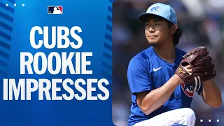 Cubs rookie Shota Imanaga DAZZLES in Spring Training!