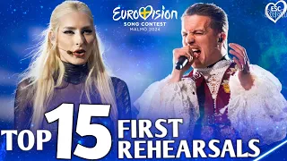 Eurovision 2024 - Semi Final 1 - My Top 15 (First Rehearsals)
