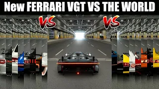 GRAN TURISMO 7 | FERRARI VGT VS THE WORLD ( HYPERCARS AND VISION GT CARS ) 2000M DRAG RACE BATTLE