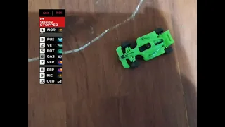 Lego F1 2021 Belgium Norris Crashes
