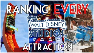 RANKING EVERY Walt Disney Studios Park Ride