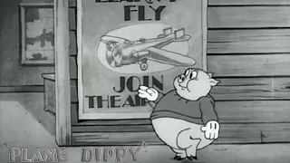 Plane Dippy 1936 Looney Tunes Porky Pig Cartoon Short Film