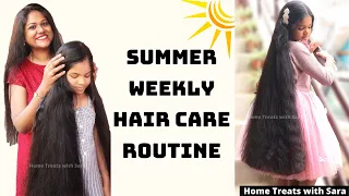 HAIR CARE SECRETS UNVEILED |SUMMER HAIR CARE☀️|HAIR OIL HOMEMADE | LONG HEALTHY HAIR | vlog