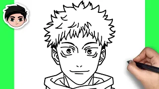 How To Draw Itadori Yuji | Jujutsu Kaisen - Easy Tutorial