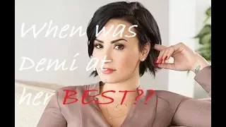 When was Demi Lovato's ACTUAL prime? (+ is she improvng or declining?)