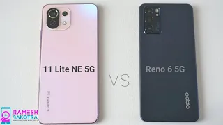 Xiaomi 11 Lite NE 5G vs Oppo Reno 6 5G SpeedTest and Camera Comparison