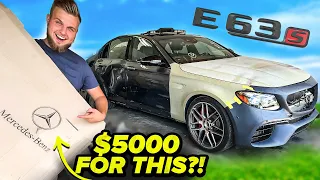 REBUILDING A WRECKED MERCEDES E63 AMG-S | Part 2 This is going to be EXPENSIVE…!