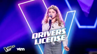 Jeanne - 'Drivers License'| Blind Auditions | The Voice Kids | VTM