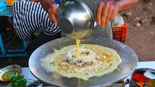 Indian Brothers Making Delicious Egg Dishes | Surat Famous Egg Dosa | Indian Street Food