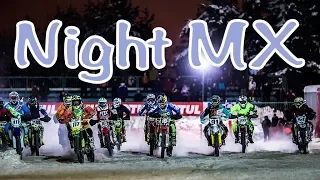 Ночной мотокросс. RRG Night Motocross. NightMX. Music In Your Helmet.