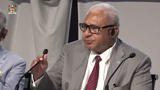 Fijian Prime Minister speaks on Blue Economy for the Pacific Island Countries Leadership