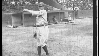 BABE RUTH AND THE YANKEES - OLD TIME BASEBALL FILM - Early film reel in three parts