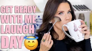 GET READY WITH ME | Halo Beauty Launch Day