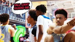 "YALL CANT GUARD ME" Mikey Williams Vs. Keyonte George WAS HEATED!