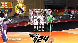 Fc24 Barca vs Real Madrid Volta Futsal