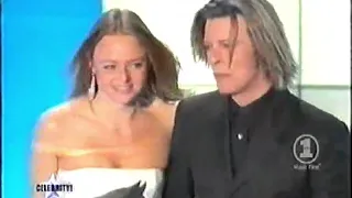 David Bowie Presents Award To Stella MCcartney And Dad Paul Turns Up- 2000