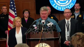 Maine Gov. Janet Mills holds press conference on Lewiston mass shooting as manhunt continues