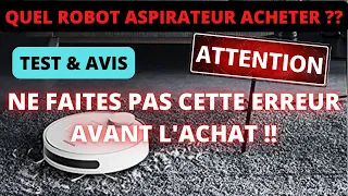 Comment BIEN Choisir son robot aspirateur laveur 2023. TOP 3 Meilleur Lidl  SILVERCREST Rowenta TEST