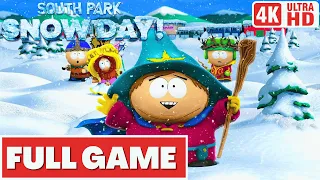 SOUTH PARK SNOW DAY Gameplay Walkthrough FULL GAME [4K 60FPS] - No Commentary