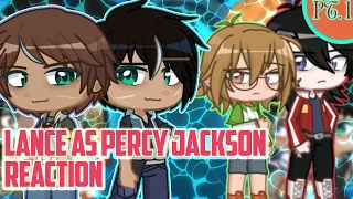 Voltron reacts to Lance as Percy Jackson (1/?)