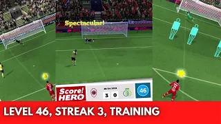 Score Hero 2022 Level 46, Streak 3, Training gameplay