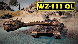 WZ-111 QL.  1vs5. 11.3k dmg, 9 kills. World of Tanks Top Replays.