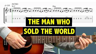 The Man Who Sold The World - Easy Guitar Tutorial (MELODY)