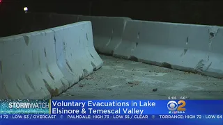 Lake Elsinore, Temescula Valley Under Voluntary Evacuations Due To Storm