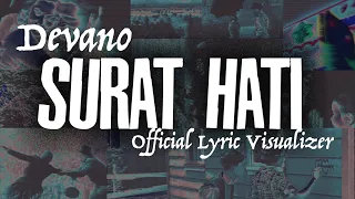 Devano - Surat Hati ( Lyric Visualizer )