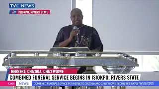 Combined Funeral Service Begins In Isiokpo, Rivers State