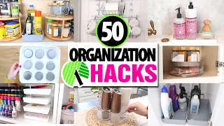 50 *BEST* Dollar Tree Organization HACKS!  EASY ways to get organized in 2024!