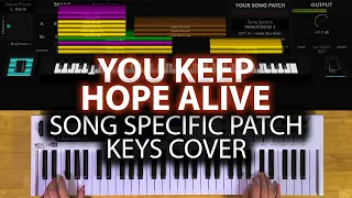 You Keep Hope Alive MainStage patch keyboard cover- Church of the City