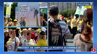 Stirile Kanal D (09.06.2023) - Protest de amploare la poarta guvernului | Editie de pranz