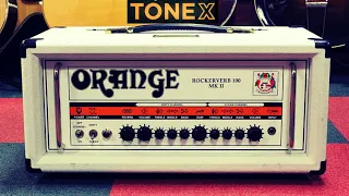 "Orange Amp-like crisp Sound😊" TONEX Orange Rockerverb MKⅡ Demo Music
