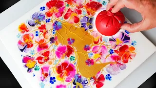 STUNNING Summer Woman Painted using a Balloon + 3D Layered Resin!! | AB Creative Painting Tutorial