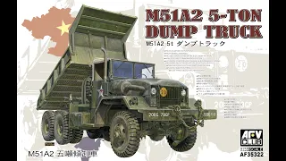 AF35322 "M51A2 5-Ton Dump Truck"  OPEN BOX