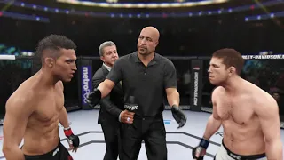 Charles Oliviera vs. Nik Lentz (EA Sports UFC 2) - CPU vs. CPU
