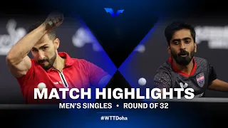 Gacina Andrej vs Sathiyan Gnanasekaran | WTT Star Contender Doha 2021 | MS | R32