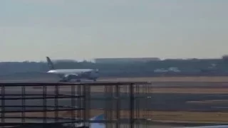 The 1st landing of LOT Polish Airlines B787 Dreamliner in Tokyo/Narita International Airport