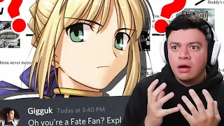 Reacting to Badly Explaining The Entire Fate Series in 30 Minutes by Gigguk