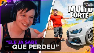 ARUAN REAGE: VOU CHAMAR O RENAN PARA O RACHA CONTRA MEU NISSAN GTR! (RENATO GARCIA) -Cortes do Aruan