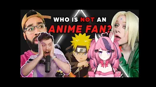 Connor And Ironmouse REACT To 6 Anime SUPERFANS vs 1 Fake Fan | Odd Man Out