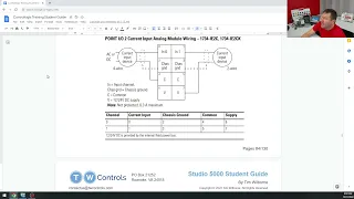 Allen Bradley Compactlogix 1734-IE2C 2-wire 4-20mA wiring diagram