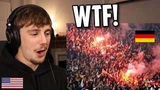 American Reacts to Football Fans & Atmosphere USA vs. Europe