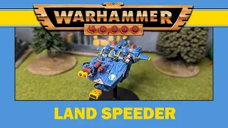 Metal Land Speeder Restoration Warhammer 40k