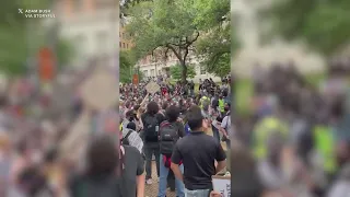 Protesters Face Off With Mounted Police in Austin