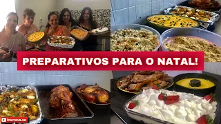 PREPARATIVOS PARA A NOSSA CEIA DE NATAL, FIZEMOS MUITAS DELÍCIAS